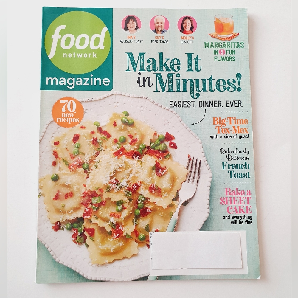 Food Network Magazine May, 2020 - Make It In Minutes Margaritas
